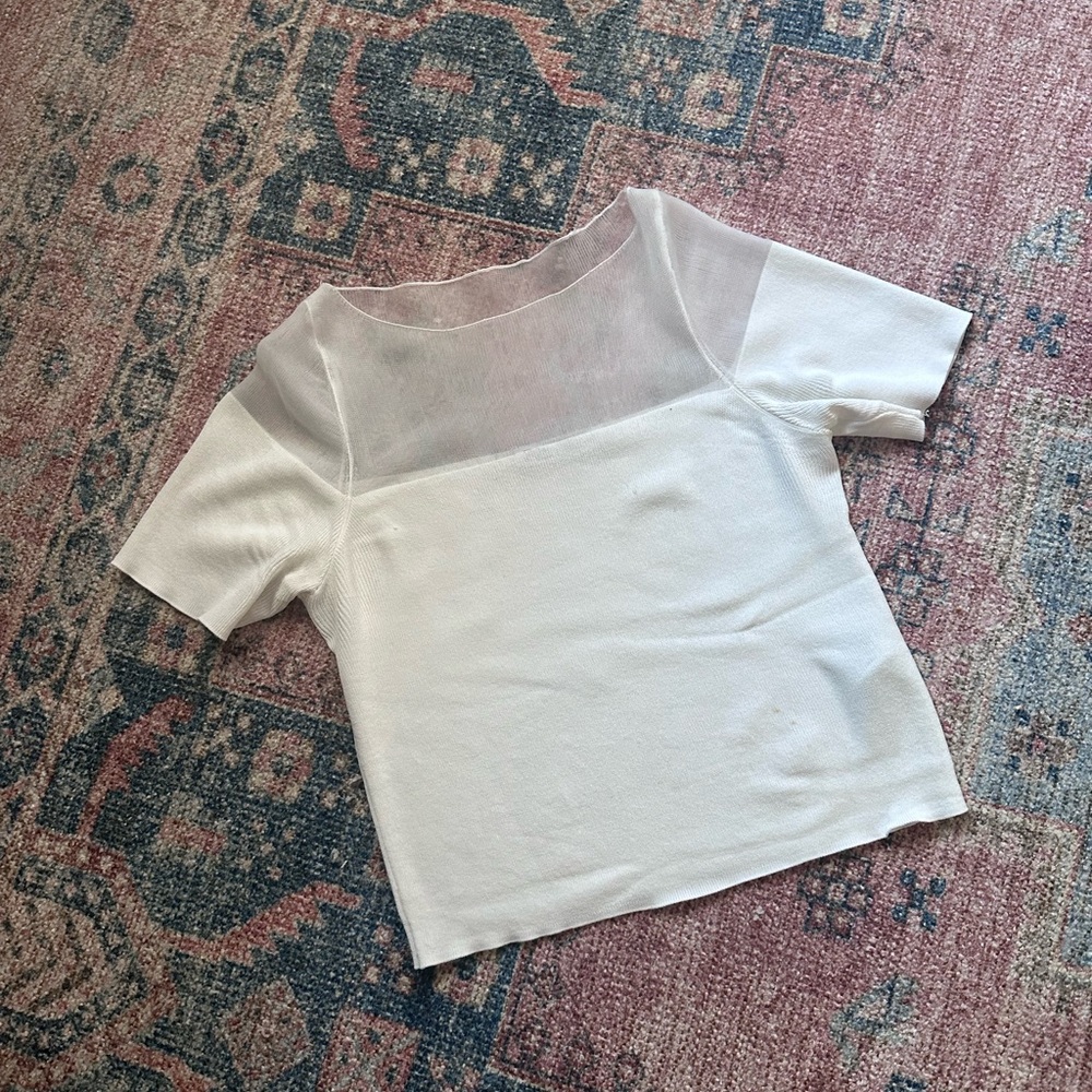 Zara White Top